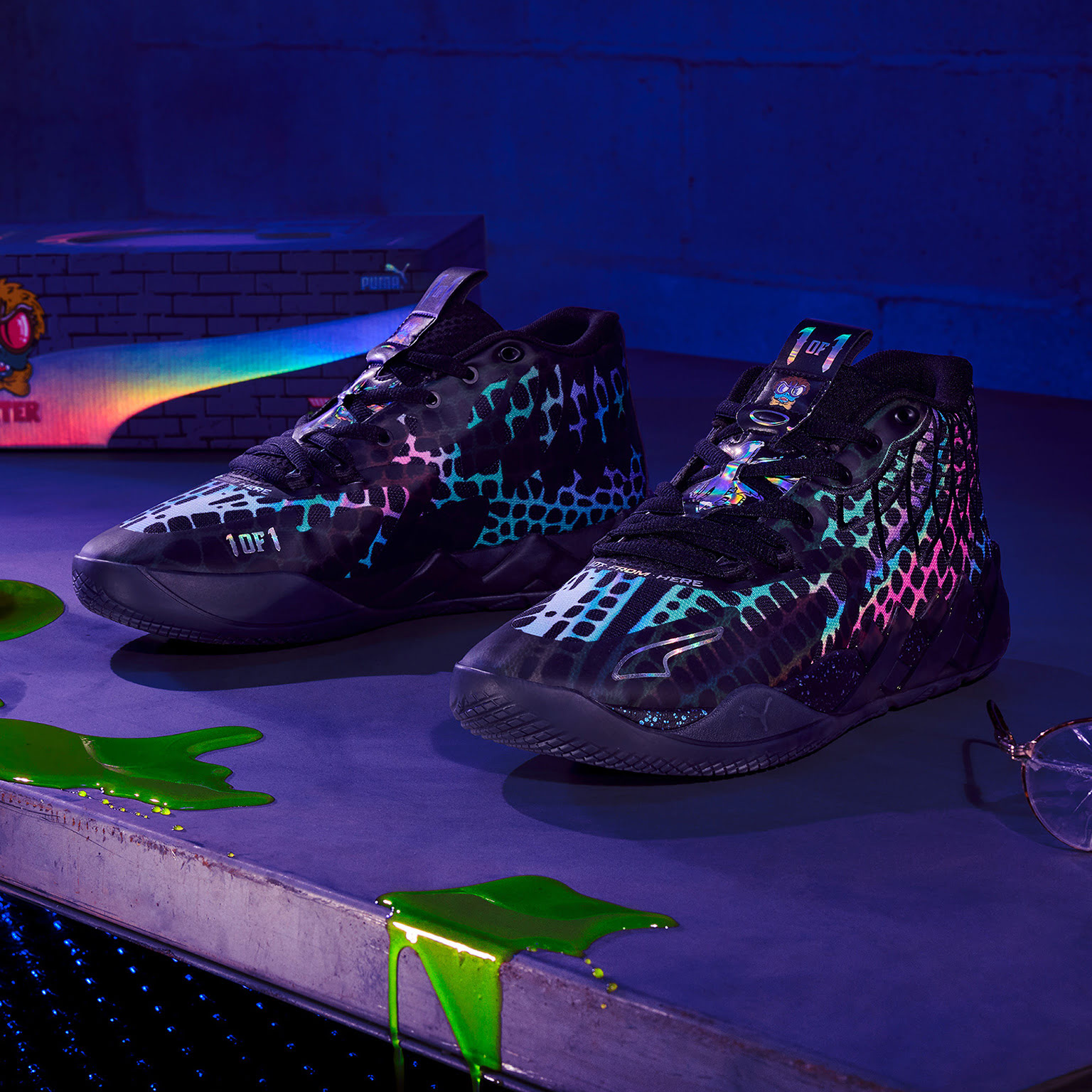 Кроссовки PUMA HOOPS x TNMT MB.01 Baxter Stockman