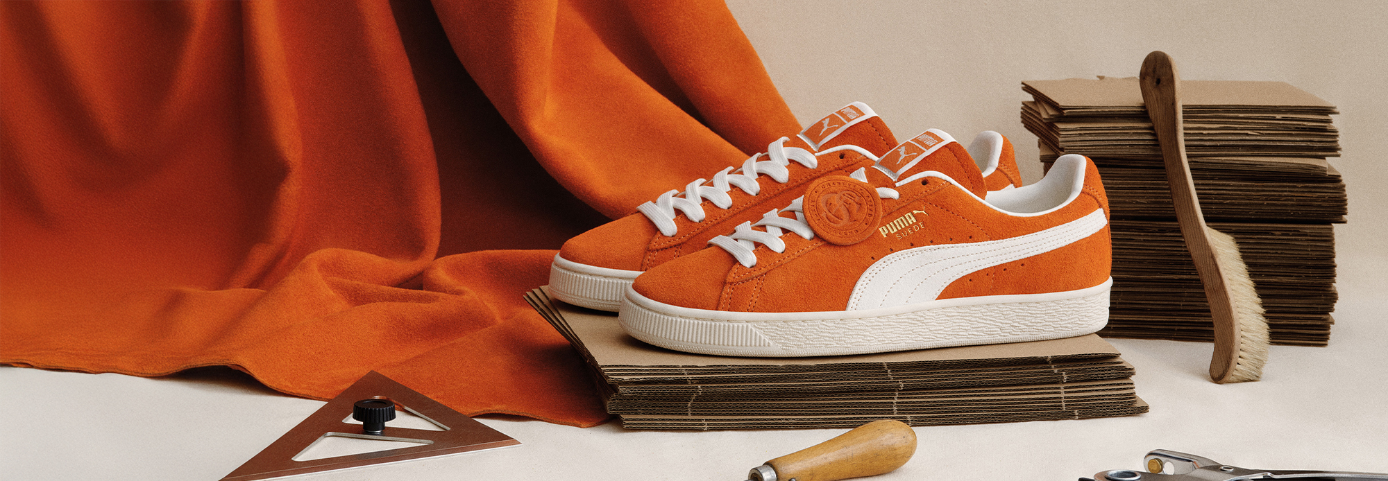 PUMA SUEDE <br>CHARLES F. STEAD